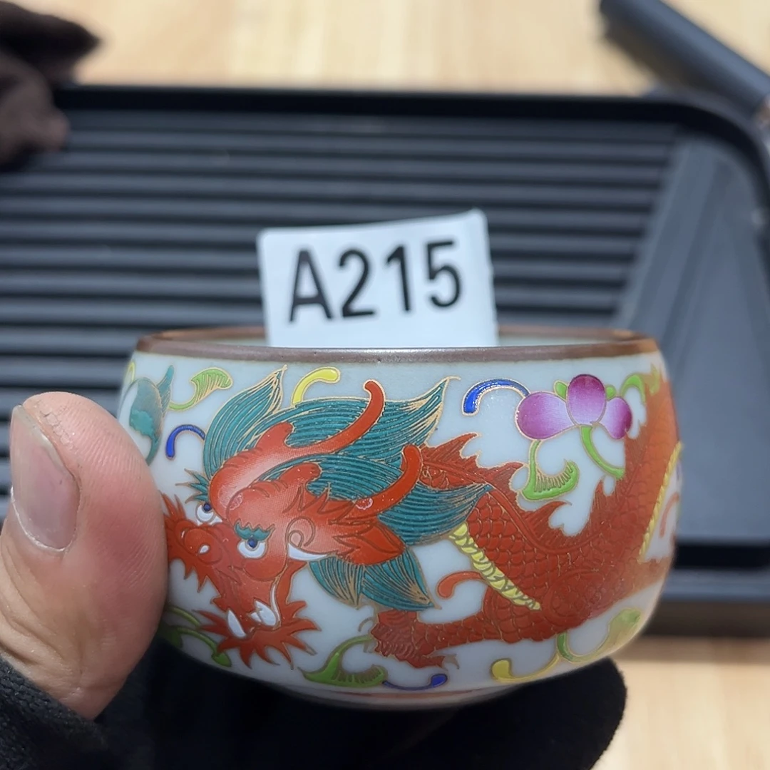 瓷片茶摆件工艺品摆件666