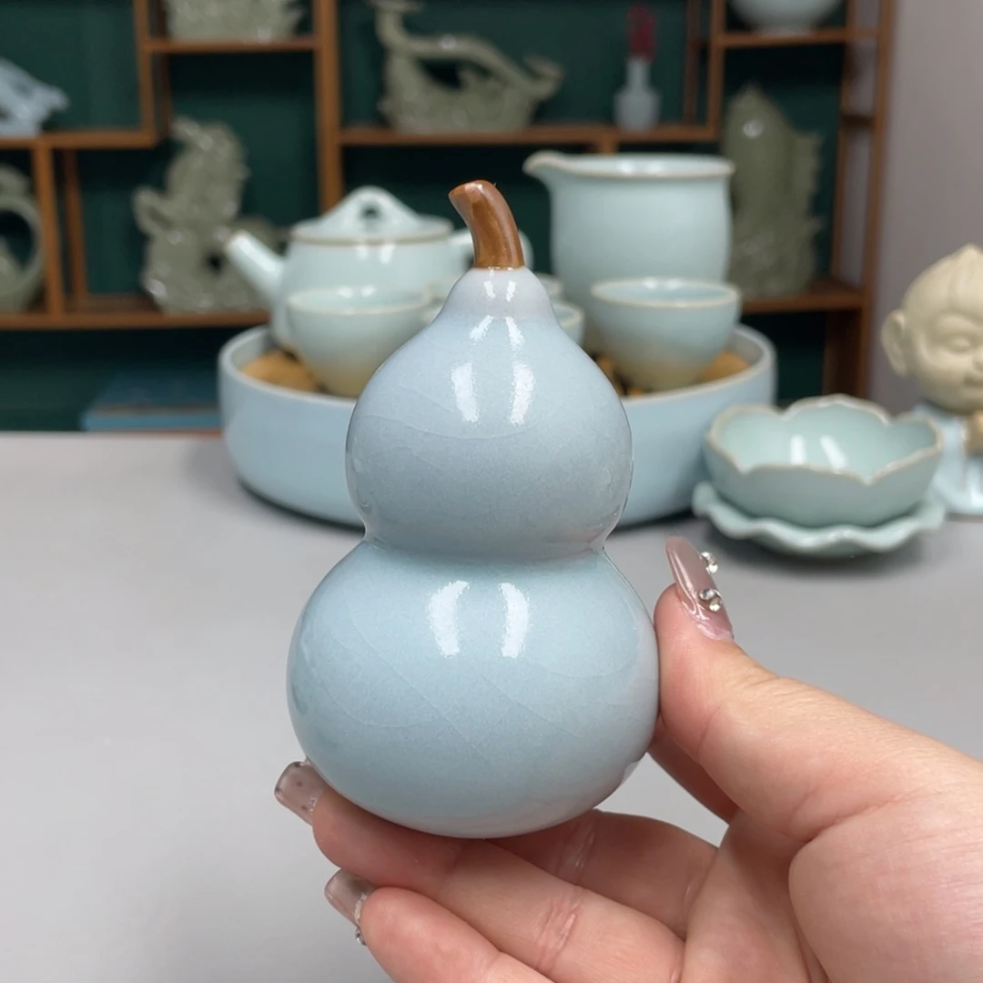 瓷葫芦茶摆