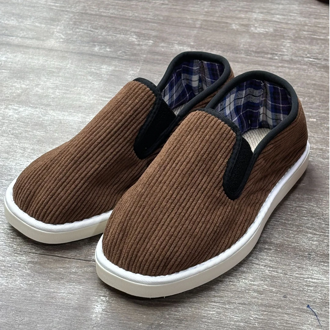 特价款 何航棉麻布鞋（咖色）