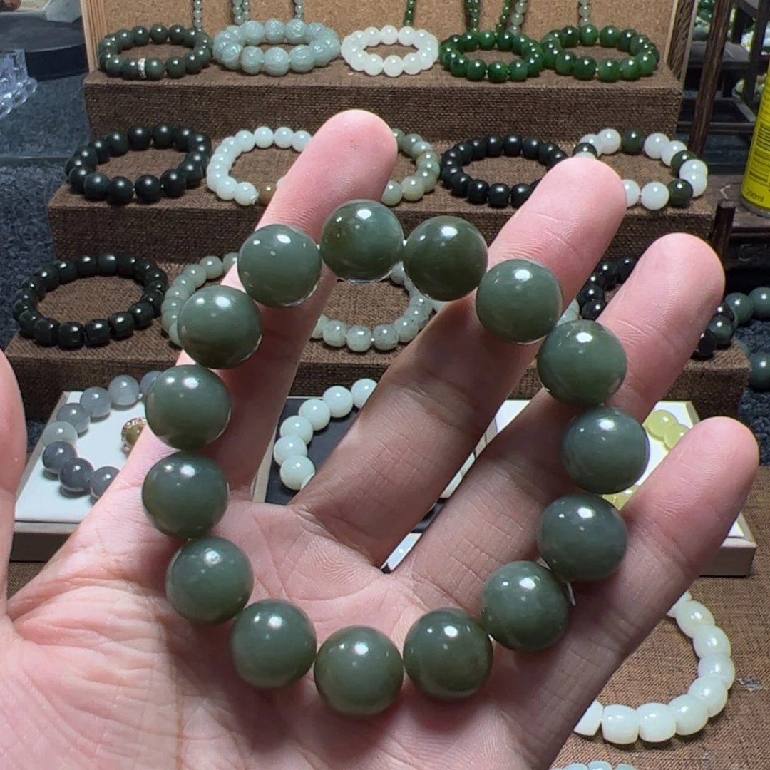 和田玉（糖玉）未镶嵌手链