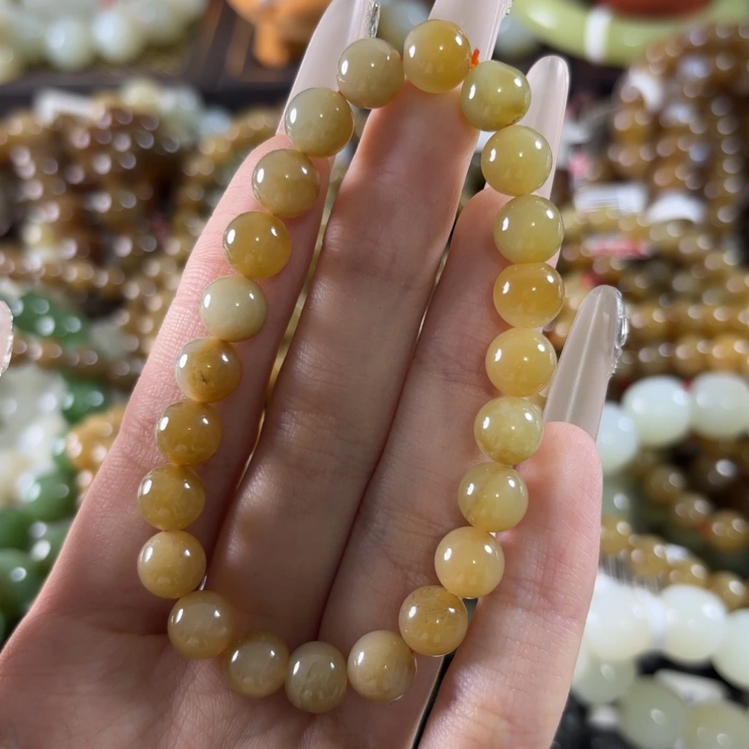 和田玉未镶嵌手链77