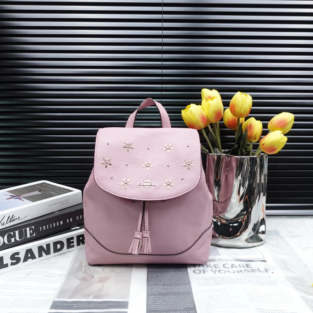 95新 COACH/蔻驰 双肩包/T10244500