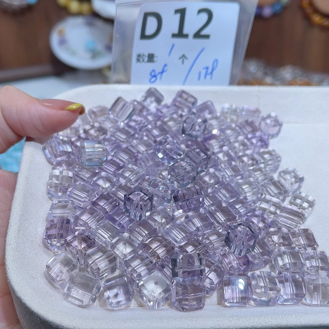 水晶珠宝半成品未镶嵌S12。