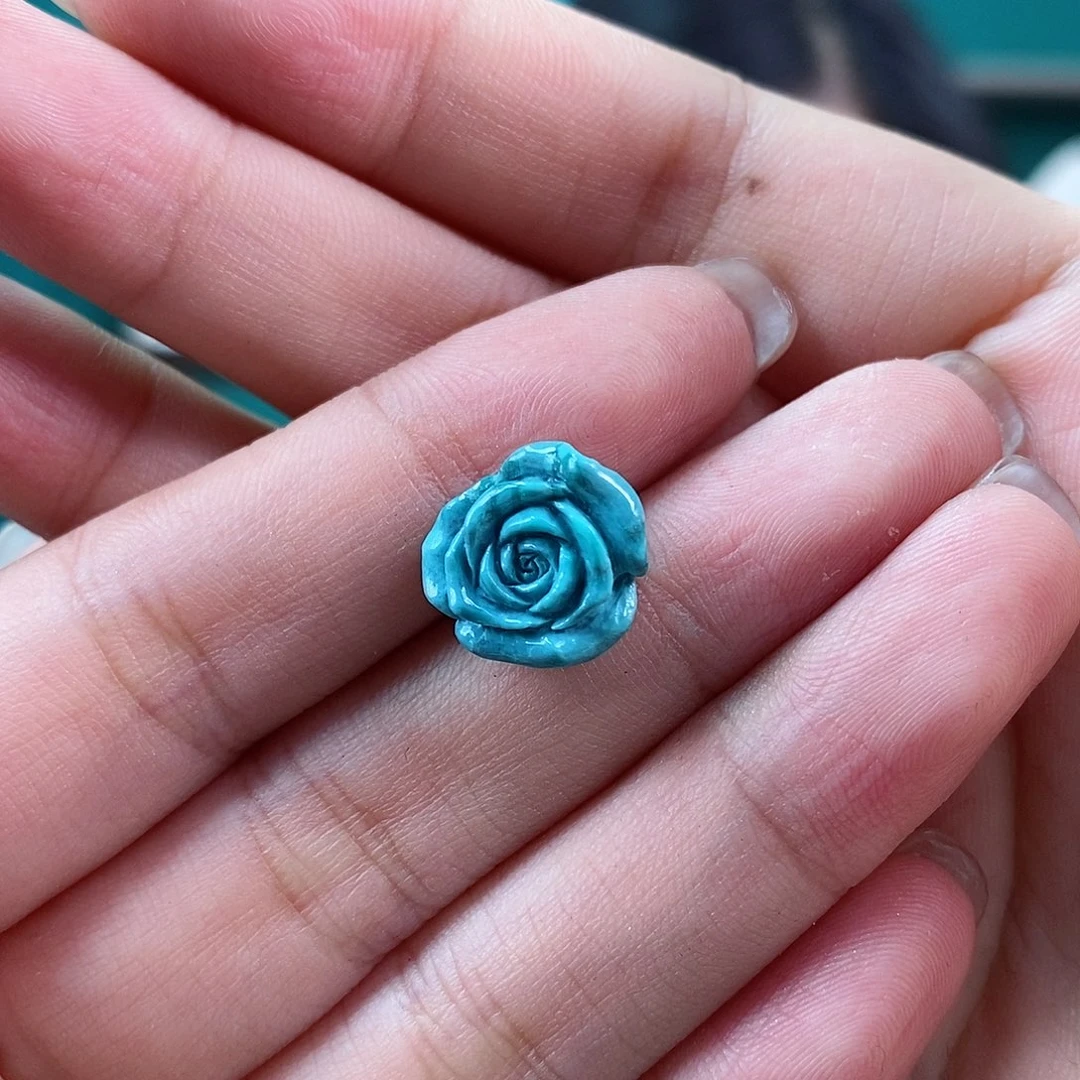 绿松石珠宝奇石未镶嵌