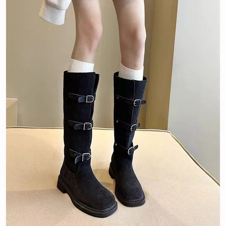 艾模儿真皮长靴55-03