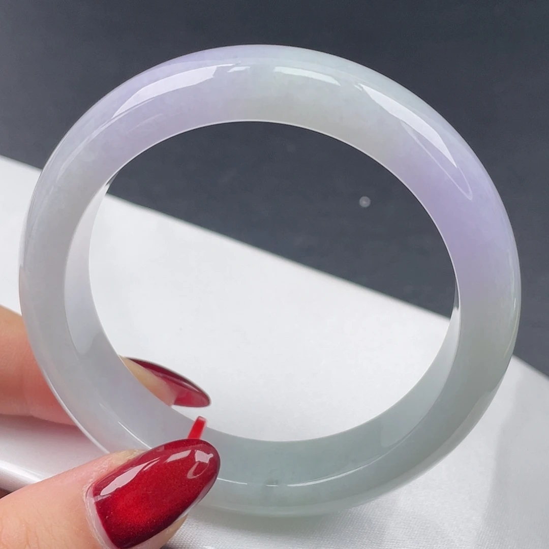 翡翠未镶嵌手镯56圈口