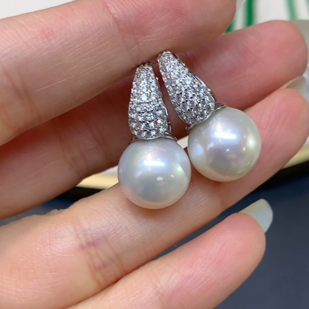 淡水珍珠耳饰-约卡12mm-多样性发其一XT395|BZZ4