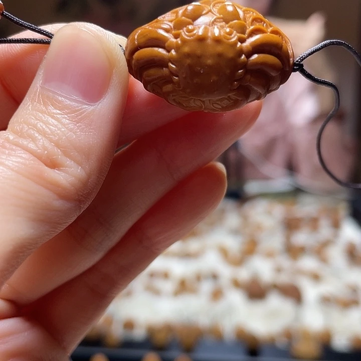 橄榄核手串/手链橄榄 螃蟹