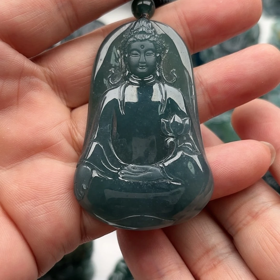 【闪购商品】翡翠挂件未镶嵌天然翡翠手工雕刻