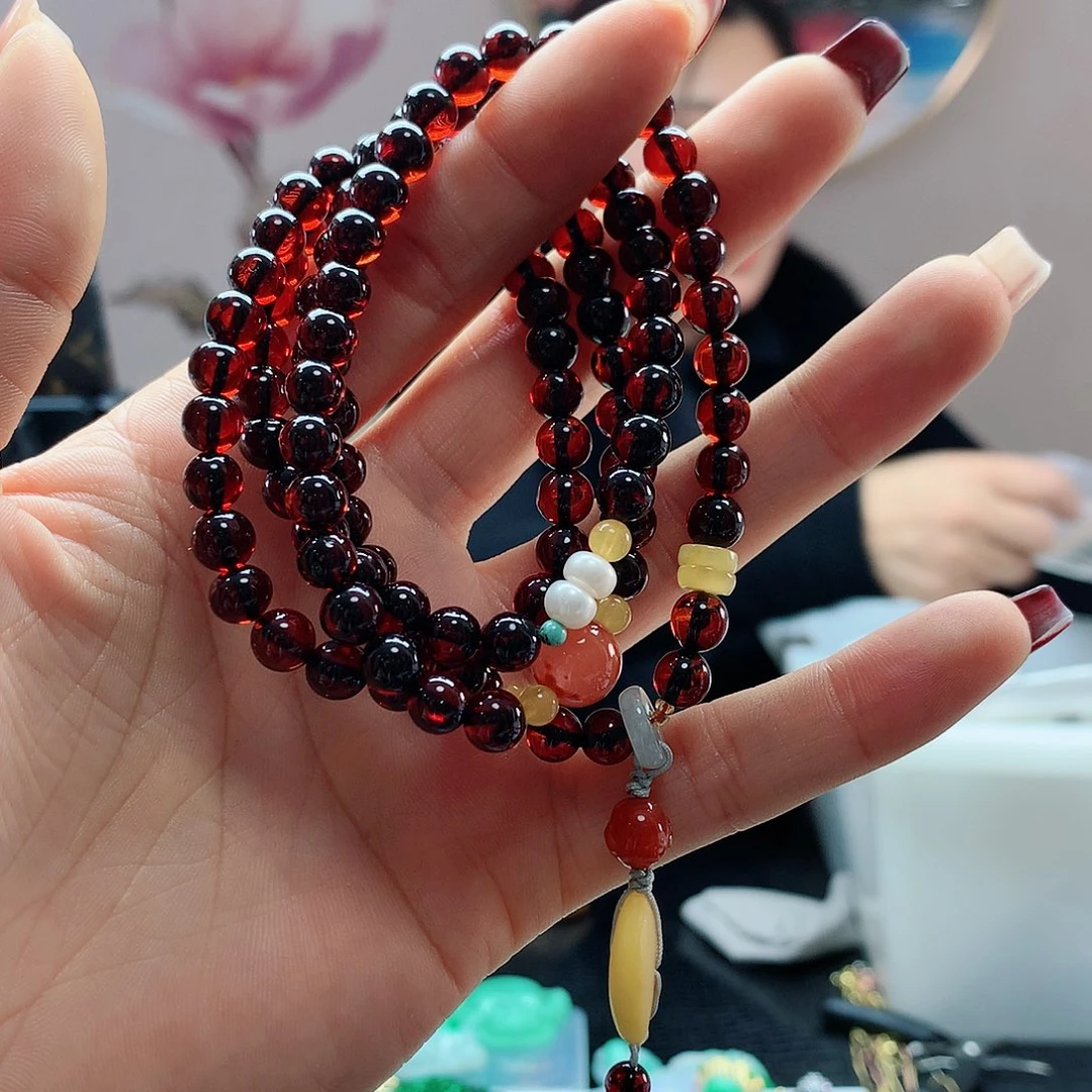 【闪购商品】琥珀手链未镶嵌，