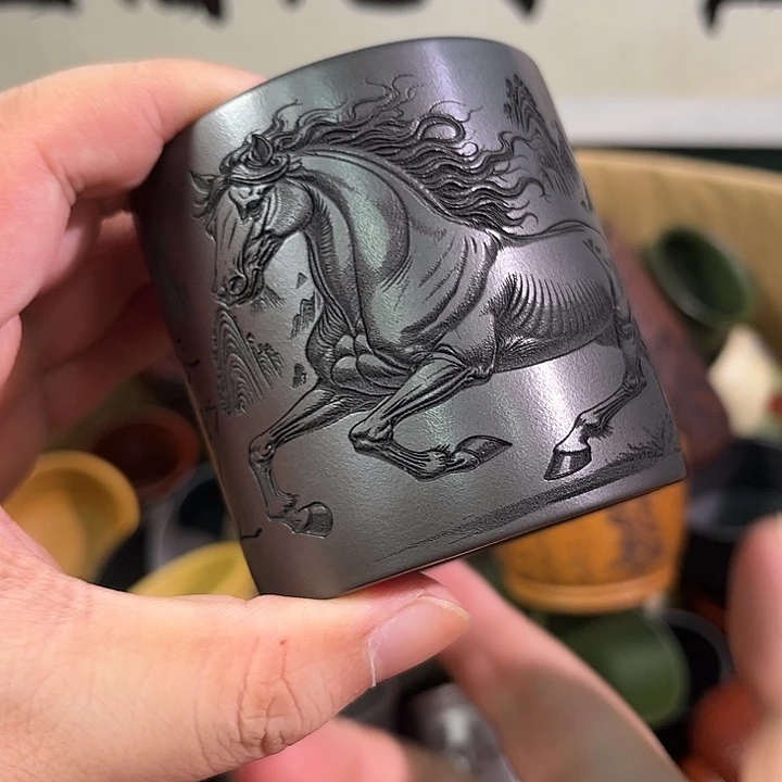 茶杯紫砂全手工紫砂主人杯