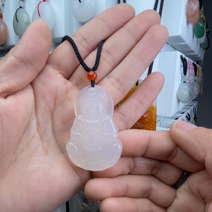 玛瑙/玉髓未镶嵌颈饰彩*糖