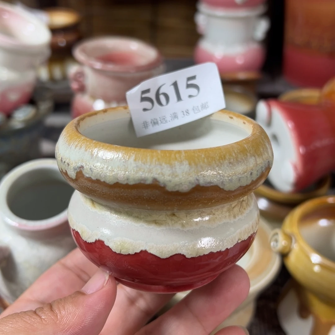 口6 手工花盆满30包邮