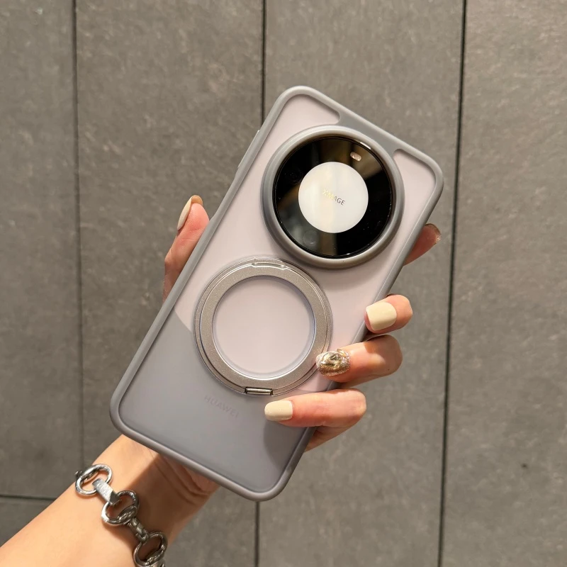 适用华为mate80pro手机壳新款80promax保护套旋转支架软硬一体壳