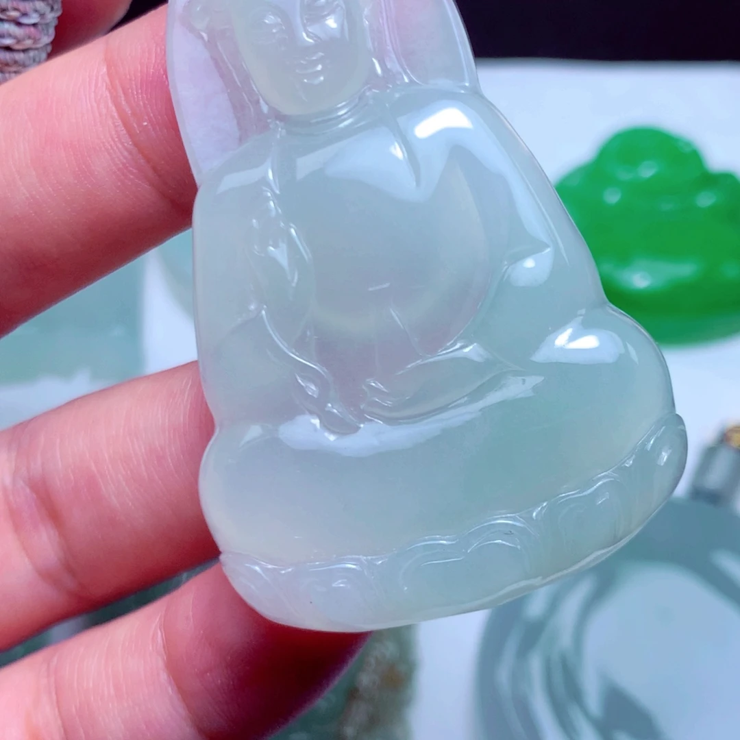 翡翠未镶嵌颈饰天然A货翡翠