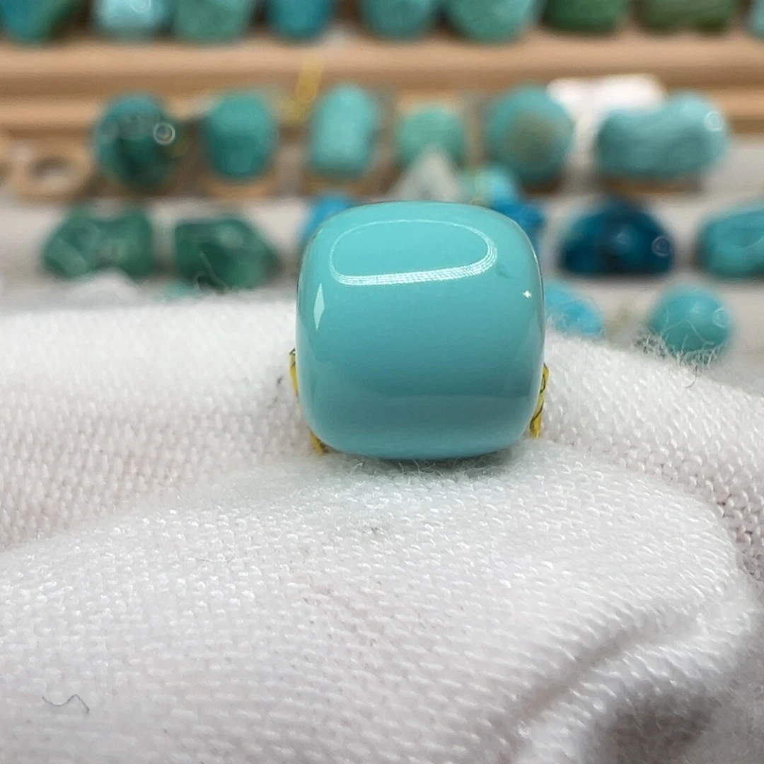 绿松石未镶嵌配饰8.5×7.8