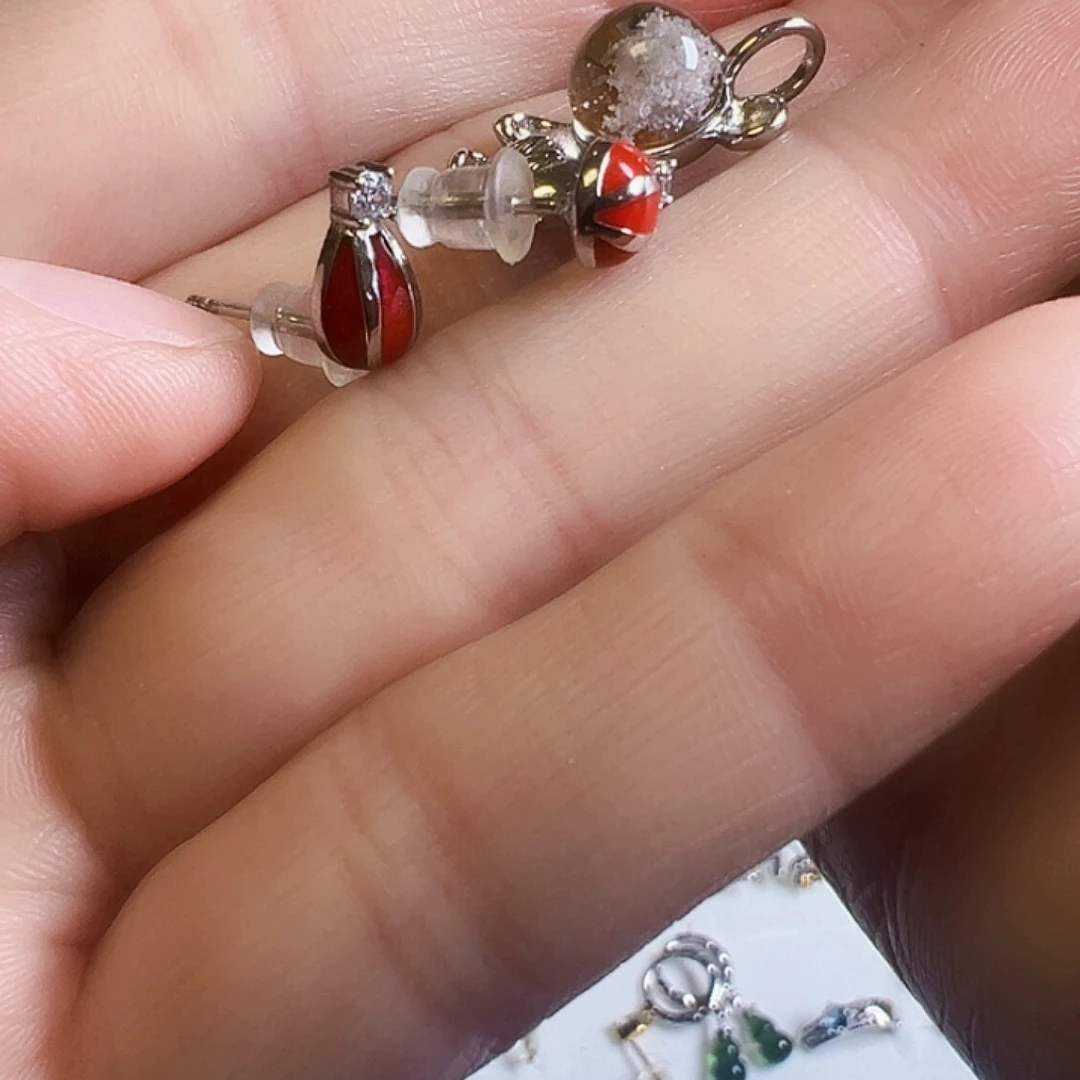 银S925镶嵌颈饰水晶两件套