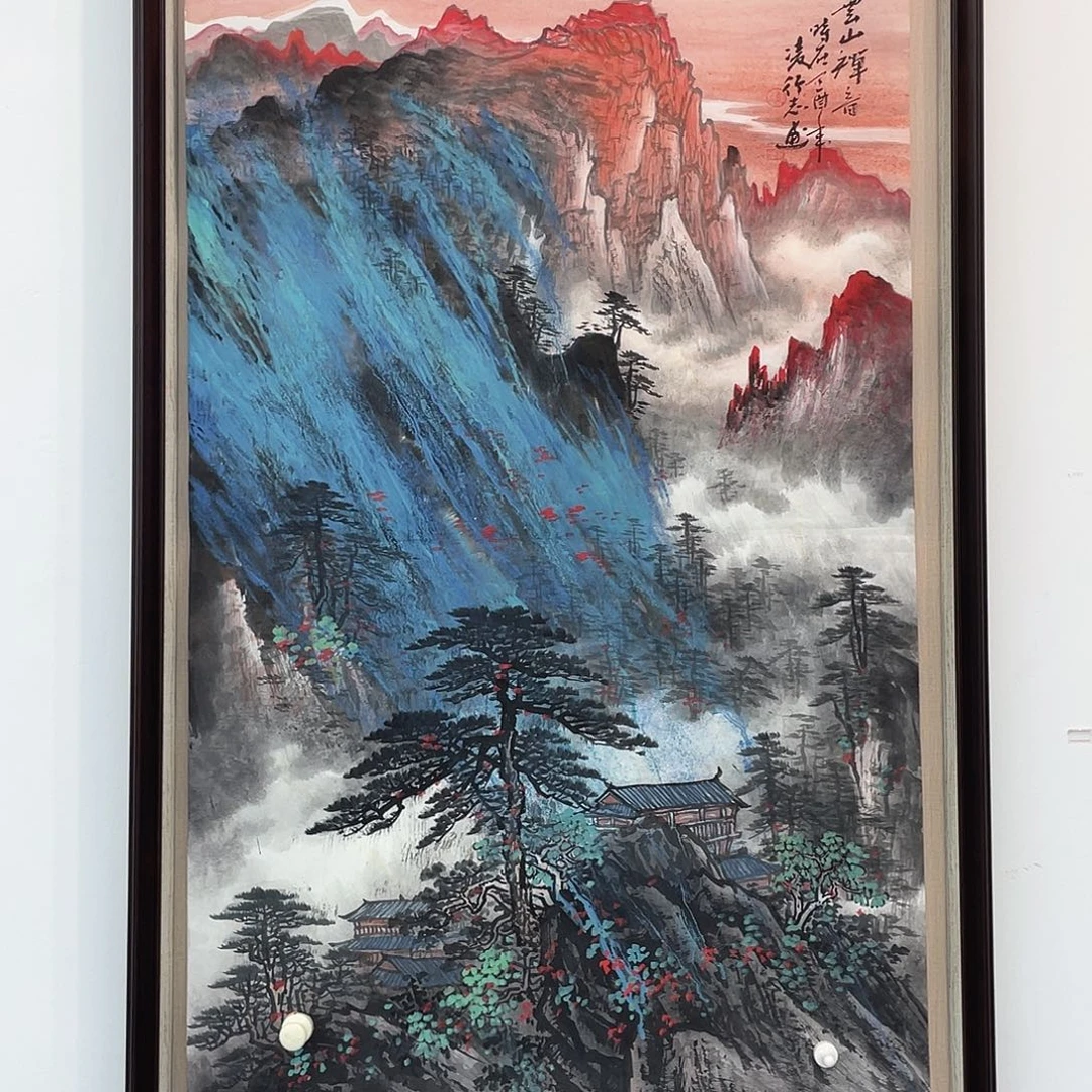 国画凌行志老师手绘国画