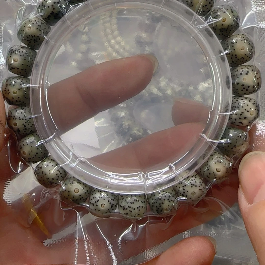 星月菩提手串179哈哈黑星月菩提1.0桶单圈