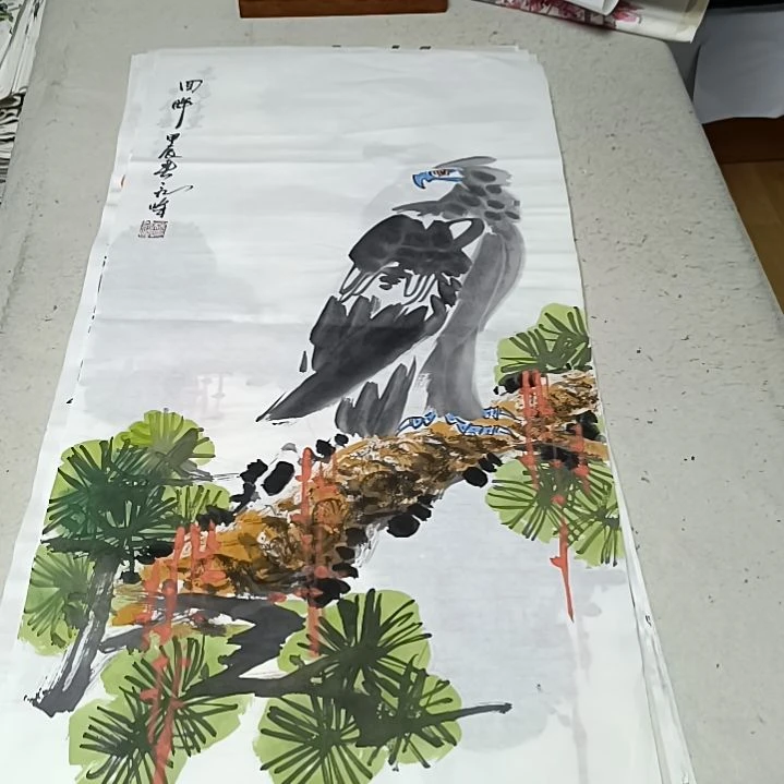 国画李*国画花鸟花鸟国画