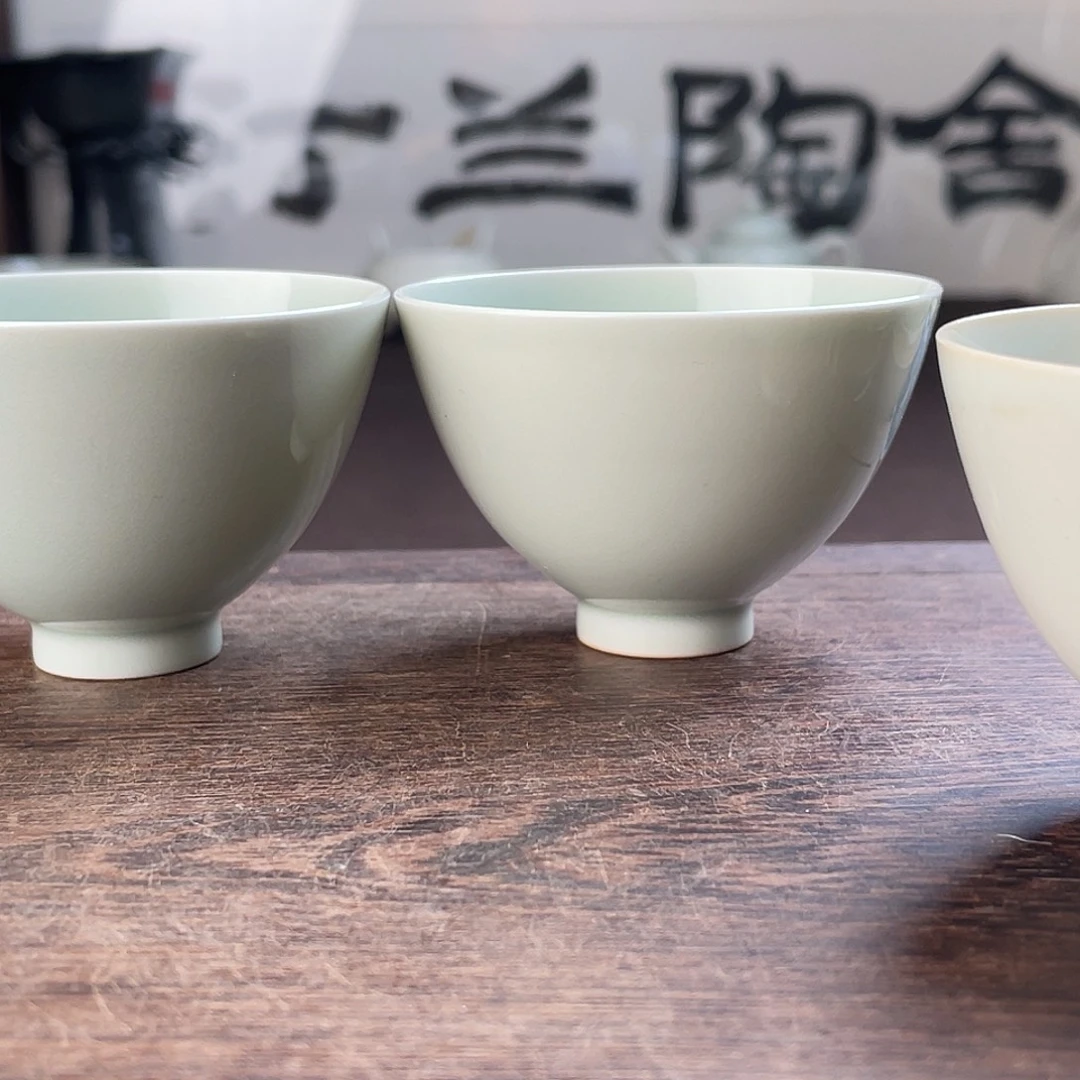 二送一手工柴窑鸡心杯