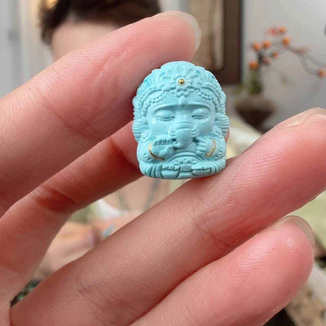 绿松石未镶嵌珠宝半成品