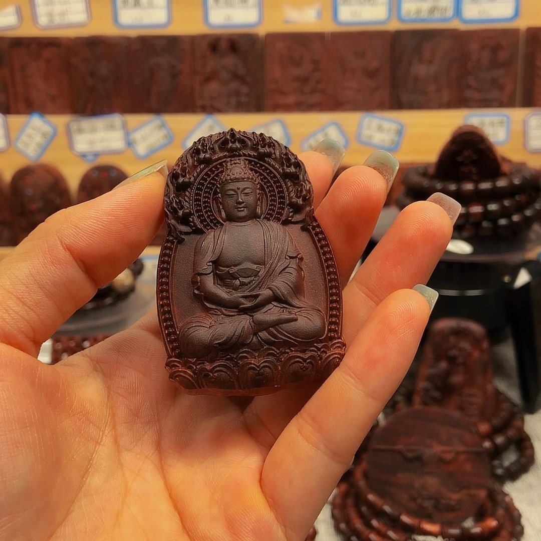 黄花梨/降香黄檀凌*海南黄花梨 阿弥陀佛