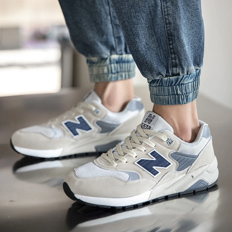 new bolune/新百伦运动鞋休闲580跑步鞋秋季透气网面男鞋官方正品