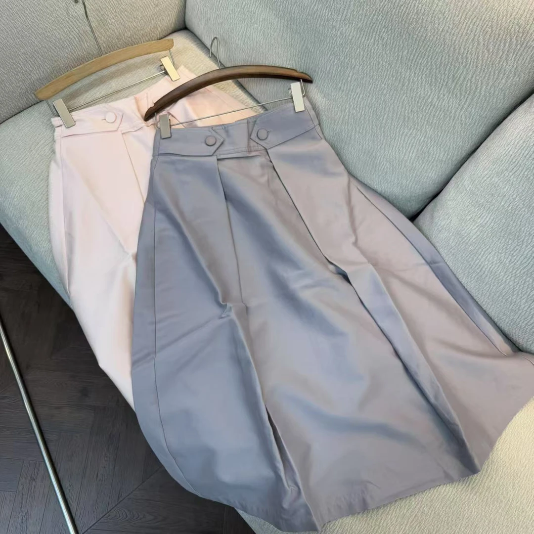 【特价】CBQ1538 意大利客人订单 双色对扣伞裙半裙