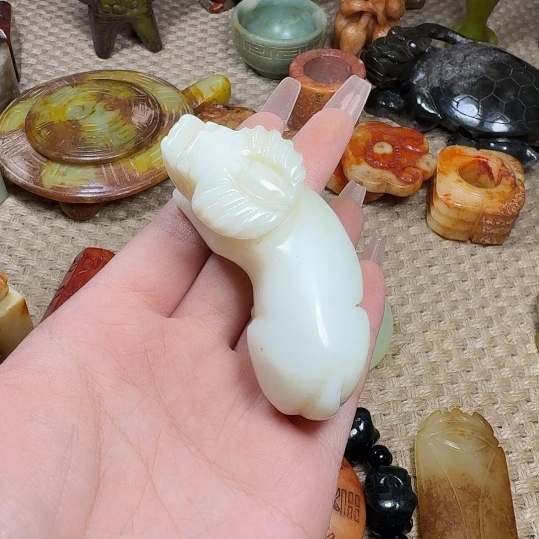 白玉菩提吊坠挂件