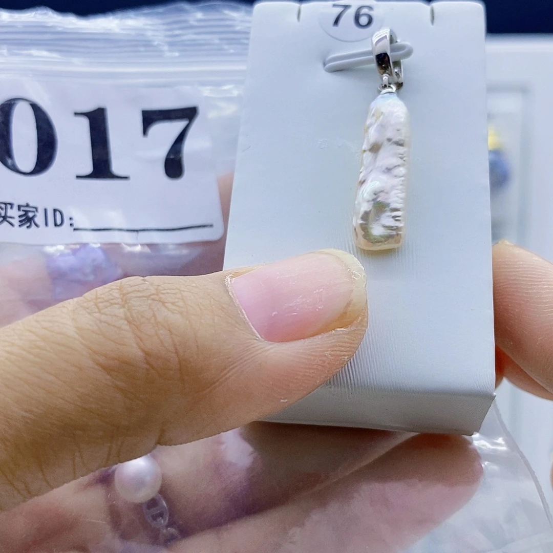 颈饰淡水珍珠钛钢