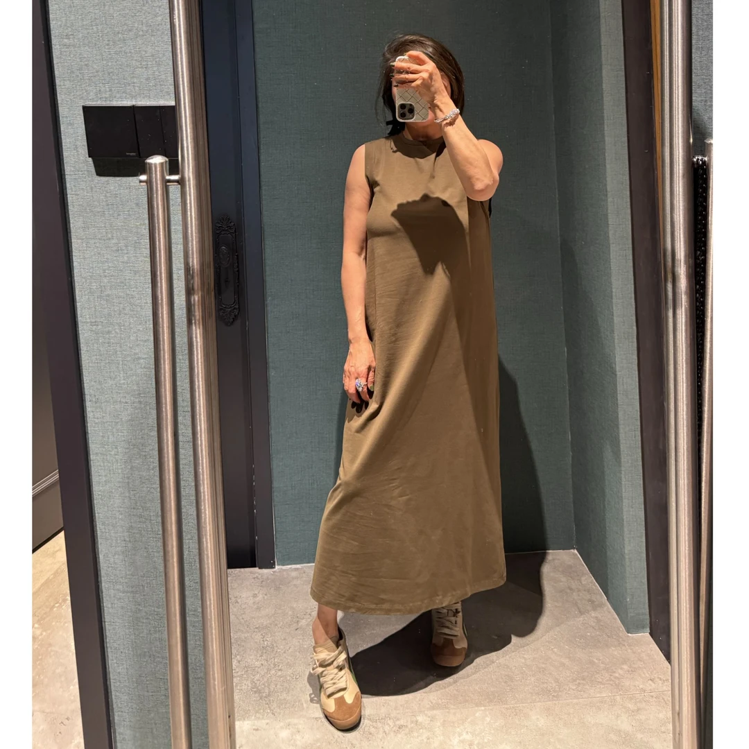 COCOLINDA| 棉质法式简约背心裙Q3199