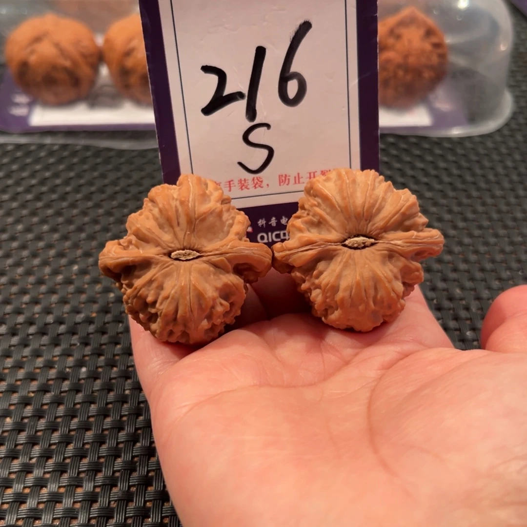 把件文玩核桃216号白狮子尺寸40全品