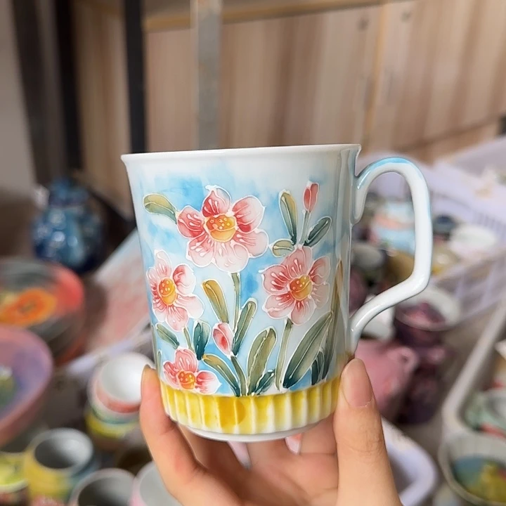 杯景德镇釉下五彩手绘