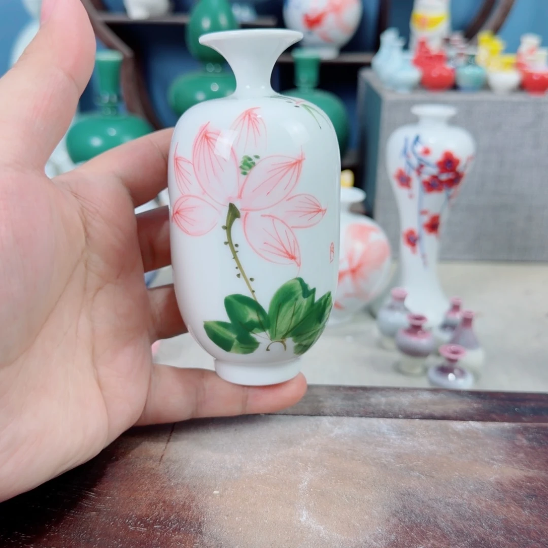 陶瓷手工小花器摆件