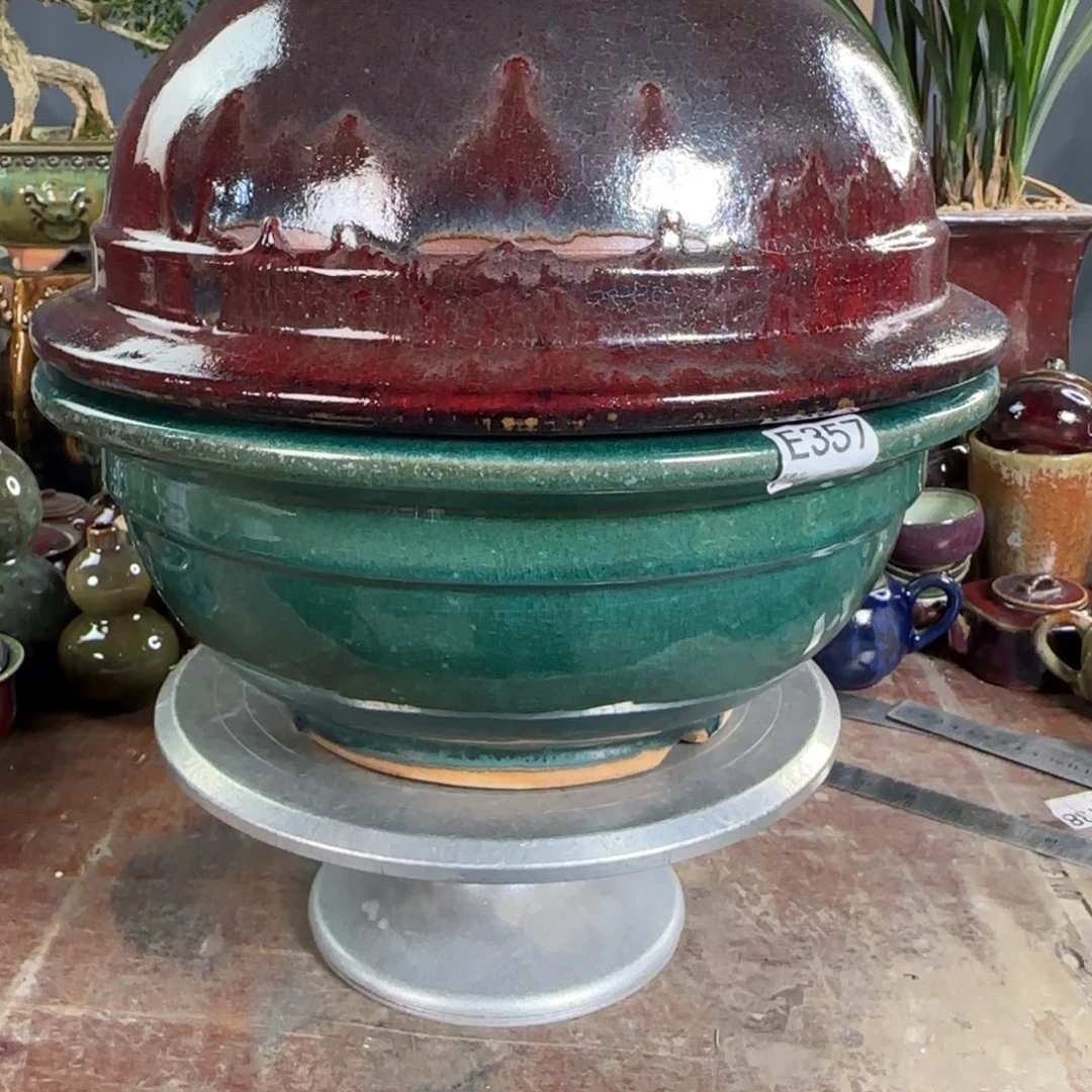 用***8紫砂花盆瑕疵品357