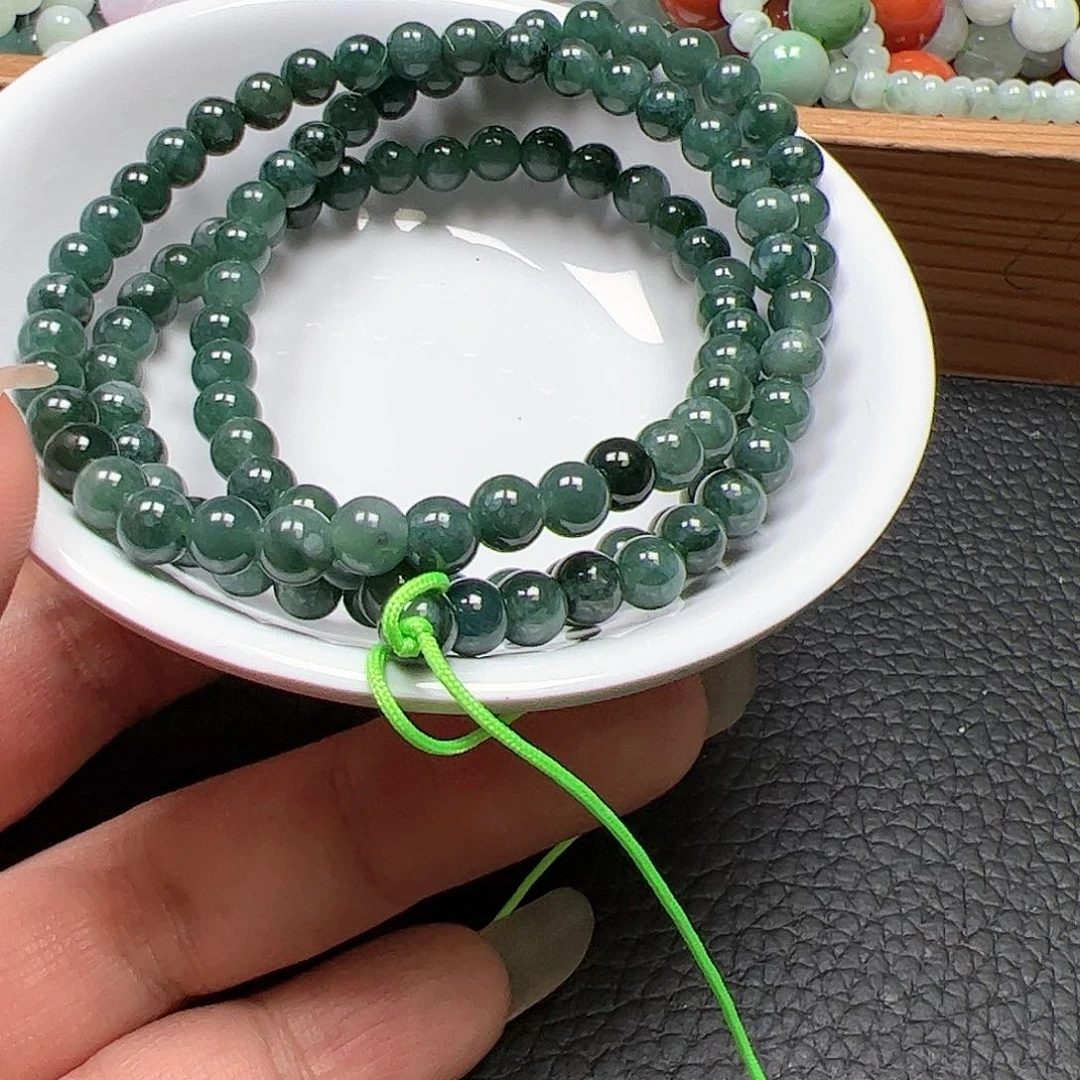 【闪购商品】未镶嵌手链翡翠蔚**云卡5+