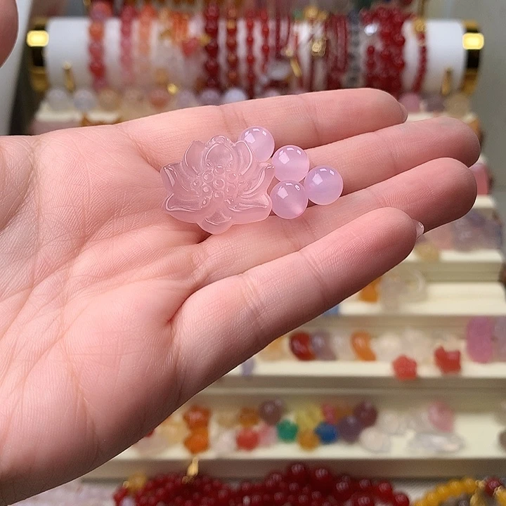 玛瑙/玉髓合金颈饰