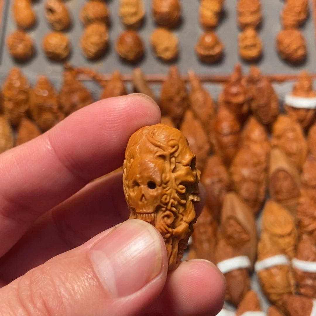 橄榄核手串/手链骷髅三通