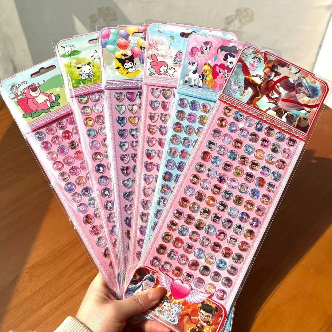 儿童卡通钻石贴3D立体宝石贴文具本册