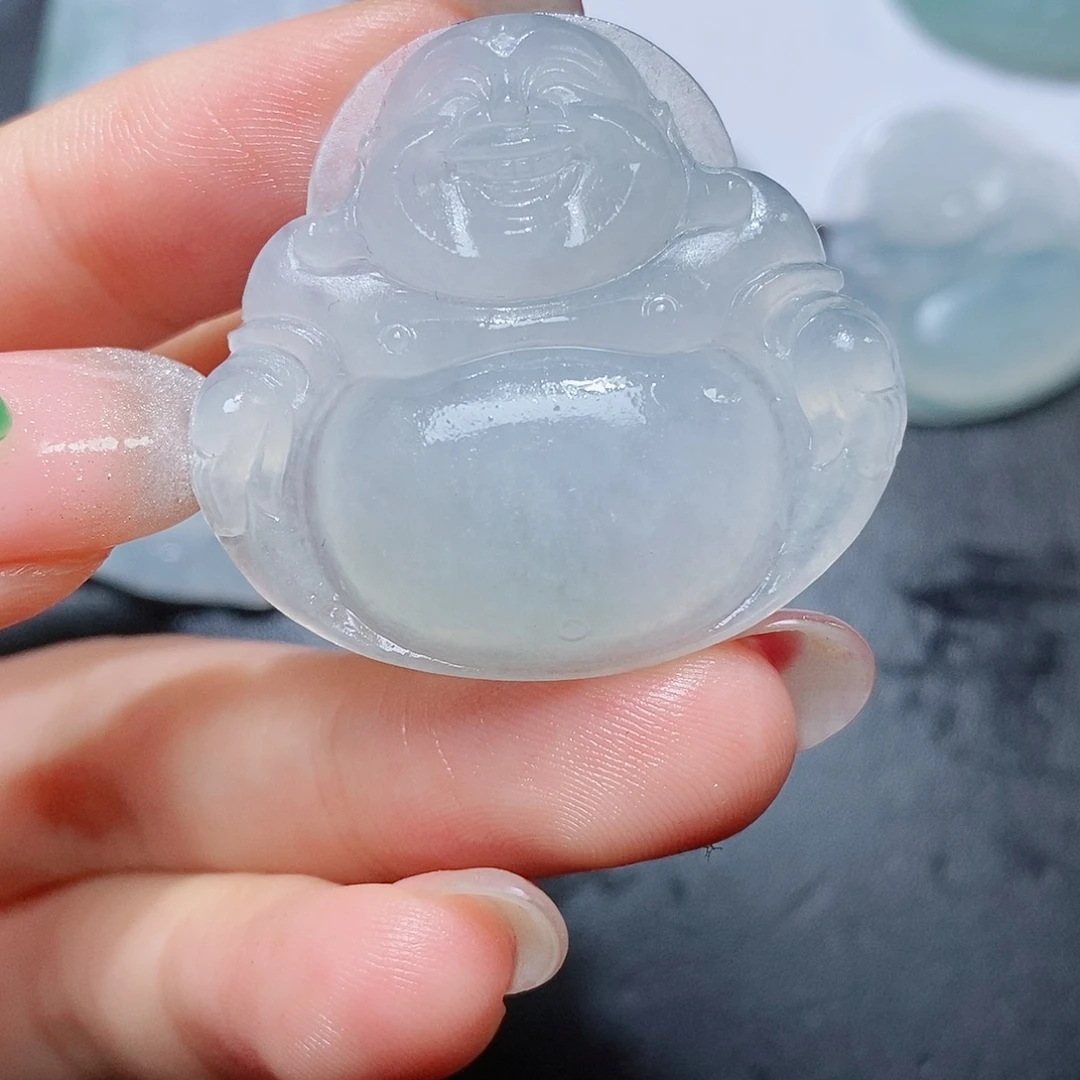 定制翡翠未镶嵌毛货付款后联系客服确认抛光