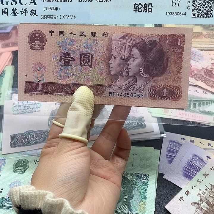 退市纸币全新旧票 801金龙 10