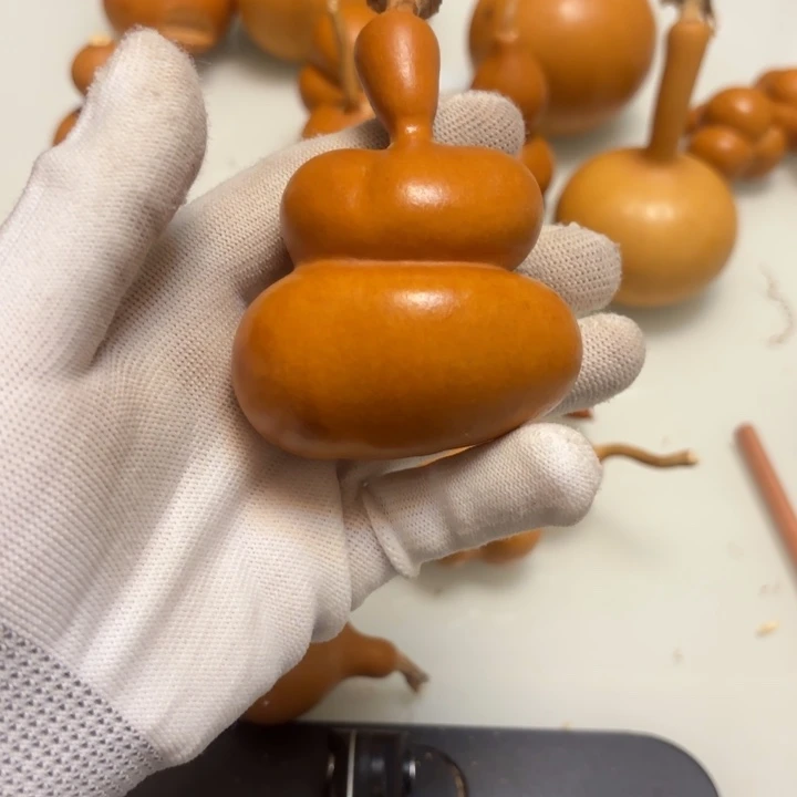 多***4天然手捻老皮的葫芦