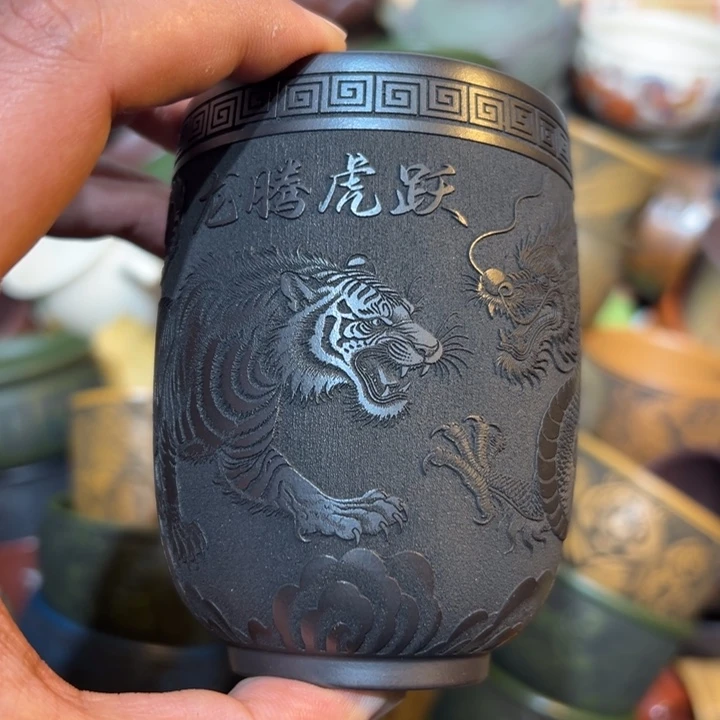 茶杯紫砂宜兴紫砂主人杯
