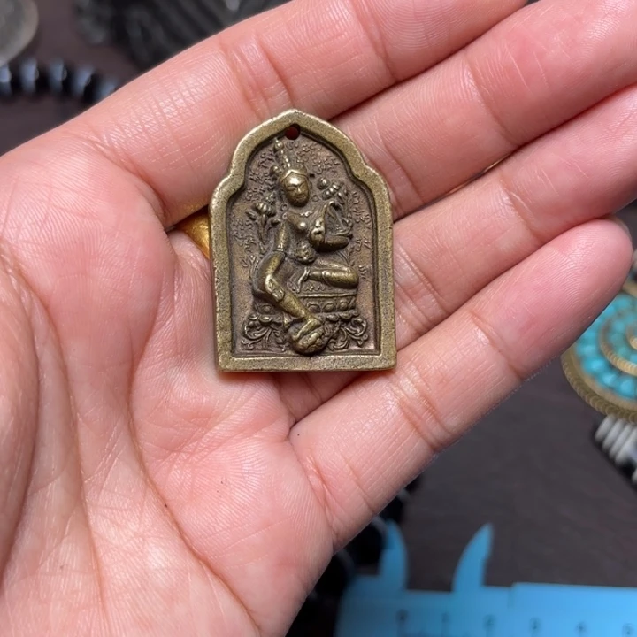 玻璃颈饰藏传喜马拉雅