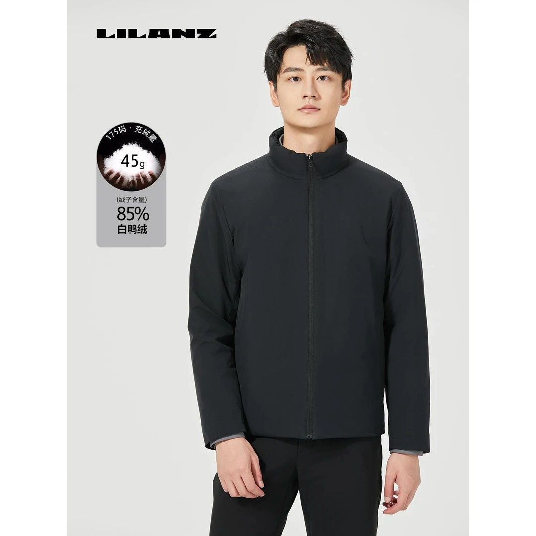 防水不对称散口袖圆点短款时尚男式运动加厚男装秋冬