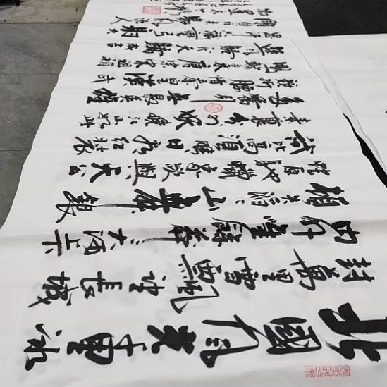 翰墨白武坤老师作品一副