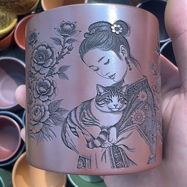 茶杯紫砂全手工制作工艺
