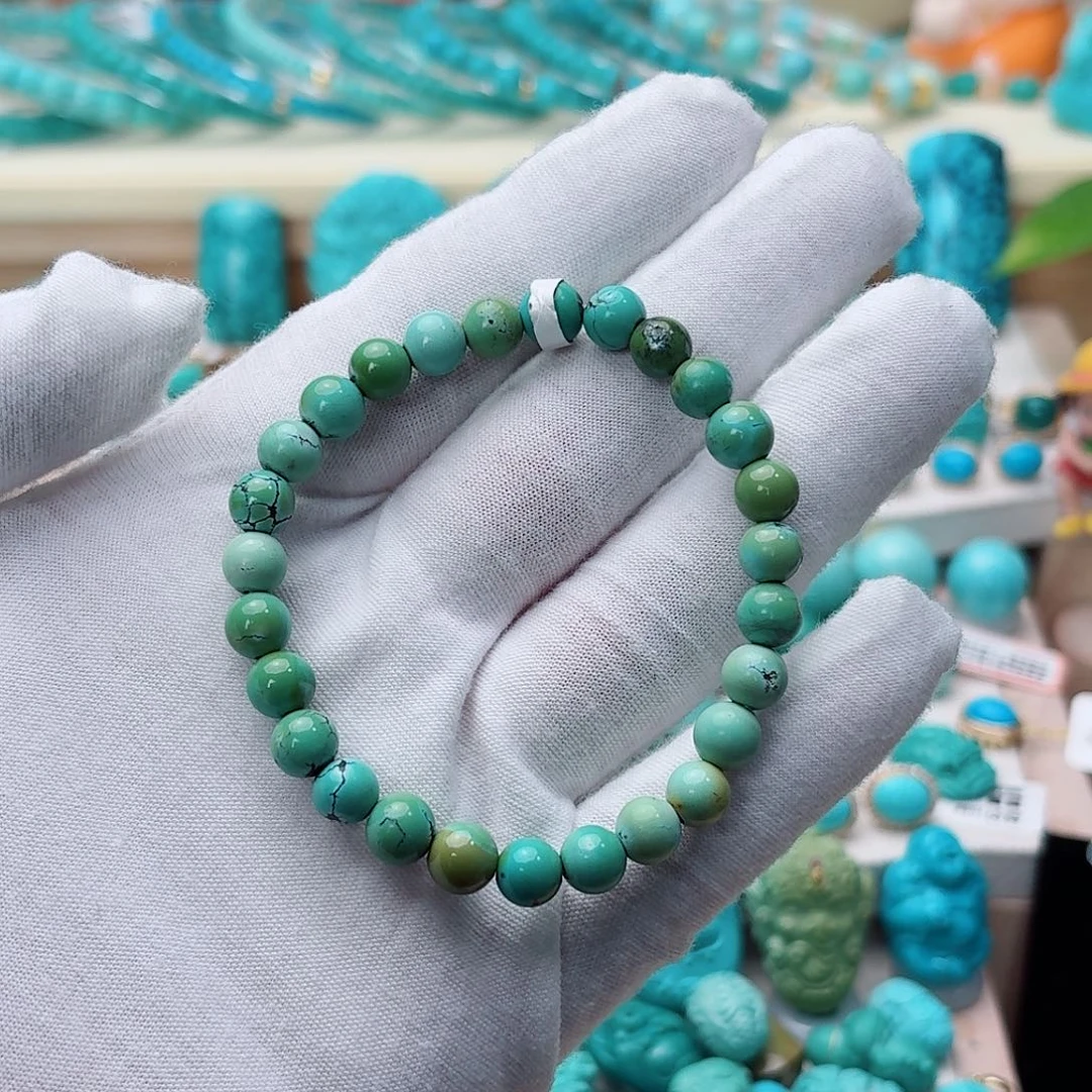 绿松石未镶嵌手链