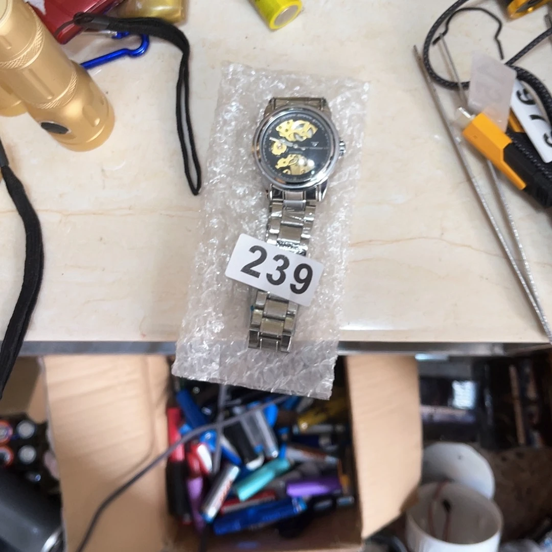 手电头灯强光户外机械手表239